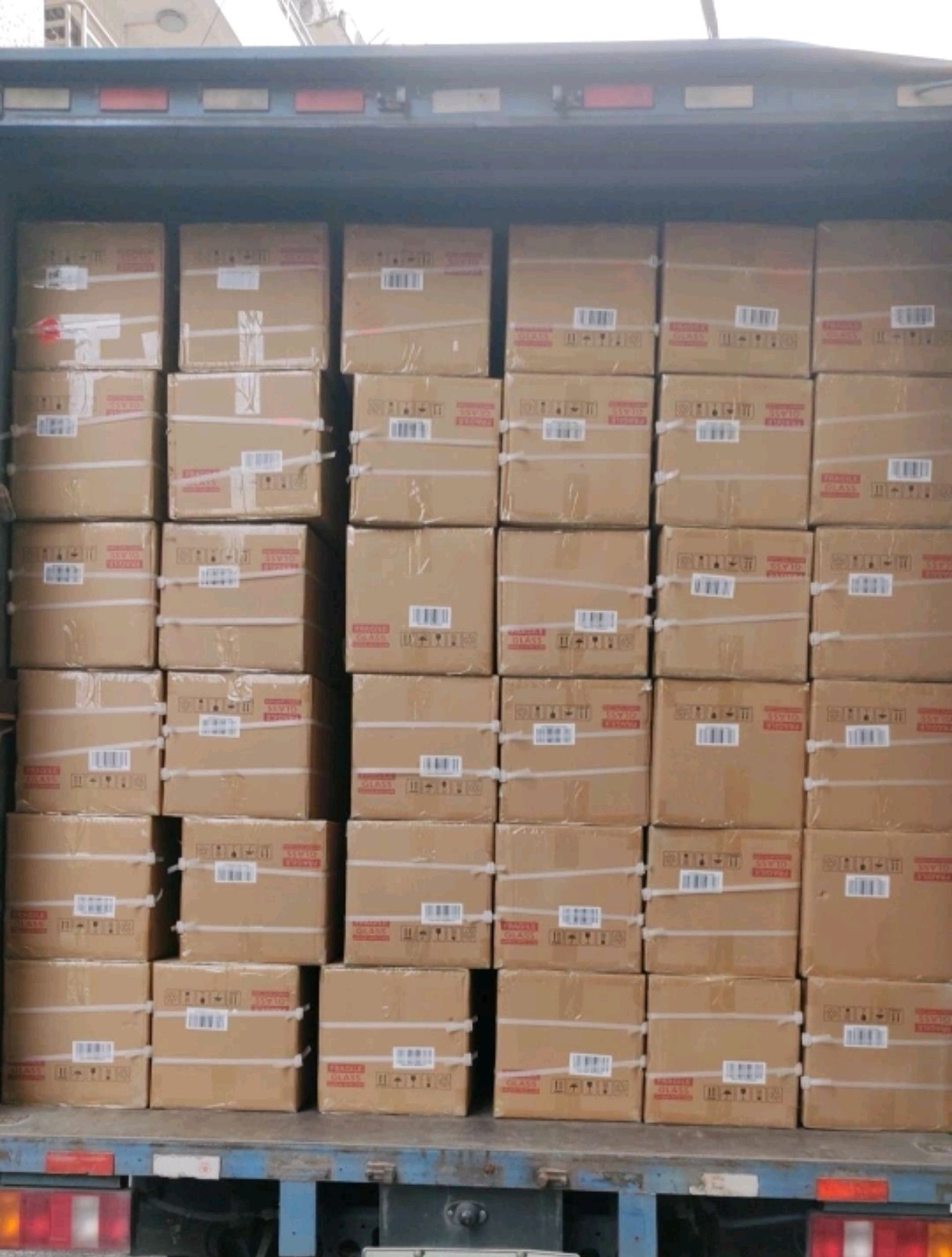 Loading shipment onto truck